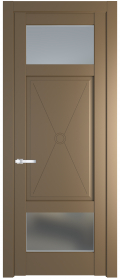   	Profil Doors 1.3.2 PM со стеклом перламутр золото